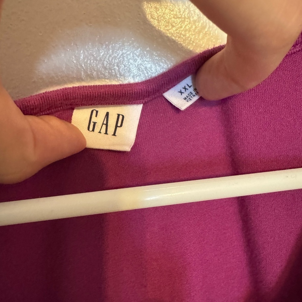 GAP XXL Hot Pink Sleeveless Swing Dress - Picture 6 of 10